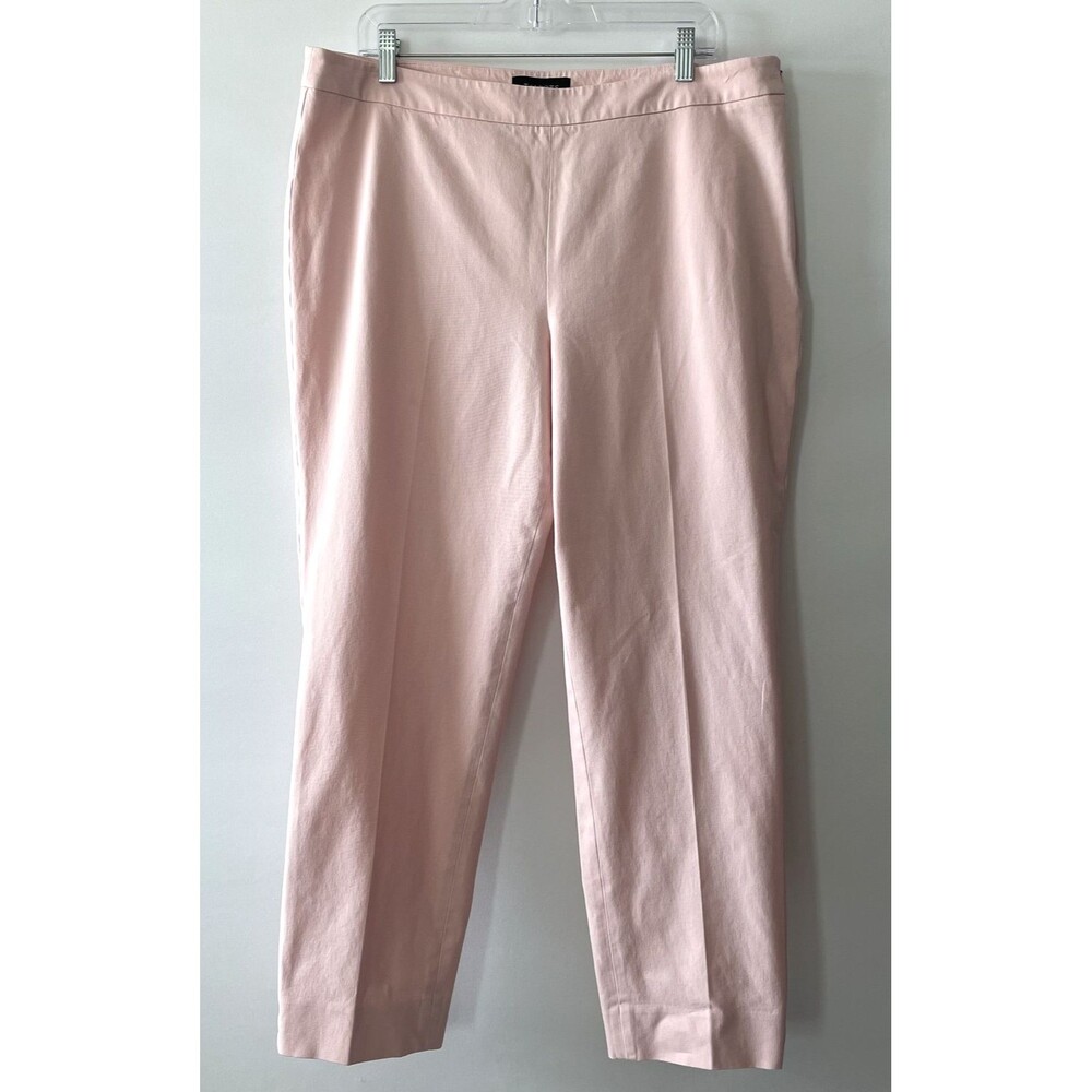 Talbots Chatham Ankle Curvy Pink Tapered Pants Women's Size 16-mpv